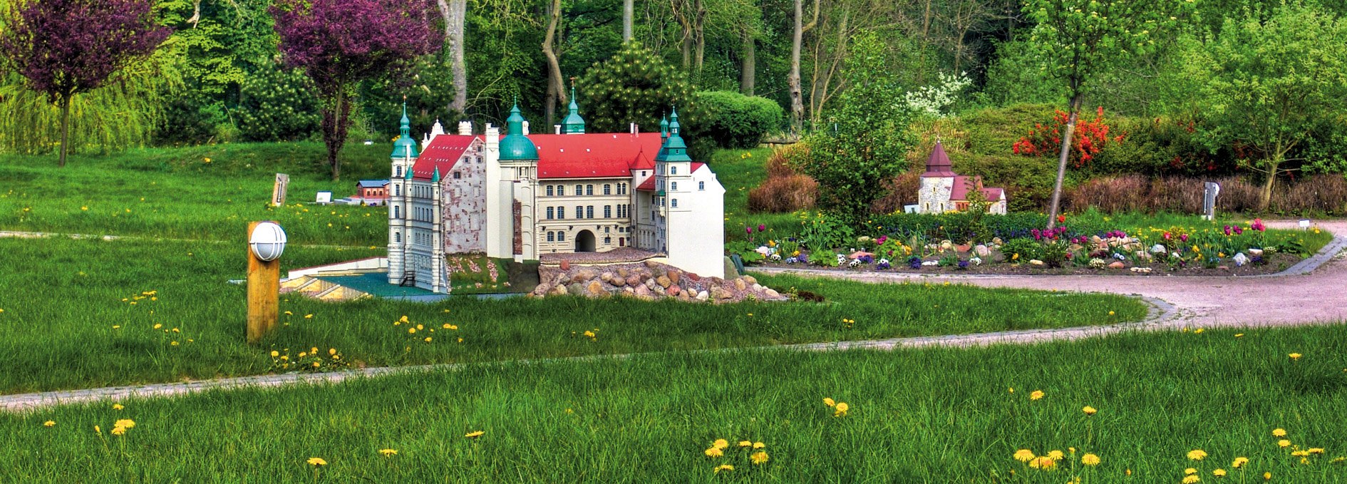 Frühlingshaftes Schloss Güstrow (Modell), © gemeinnützige AFW GmbH/miniland MV