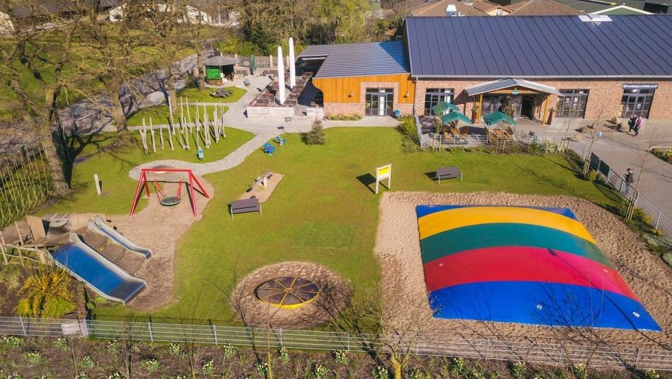 Luftbild von unserem großen Abenteuerspielplatz, © SEB Fotografie