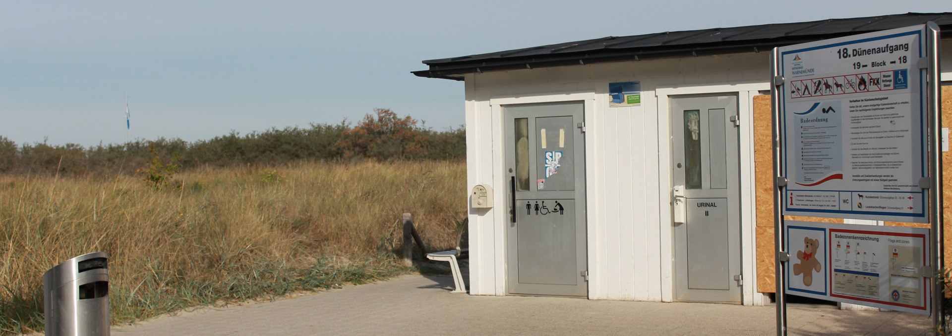 Barrierefreier Strandaufgang 18 inkl. Toilettenanlage in Warnemünde, © TZRW