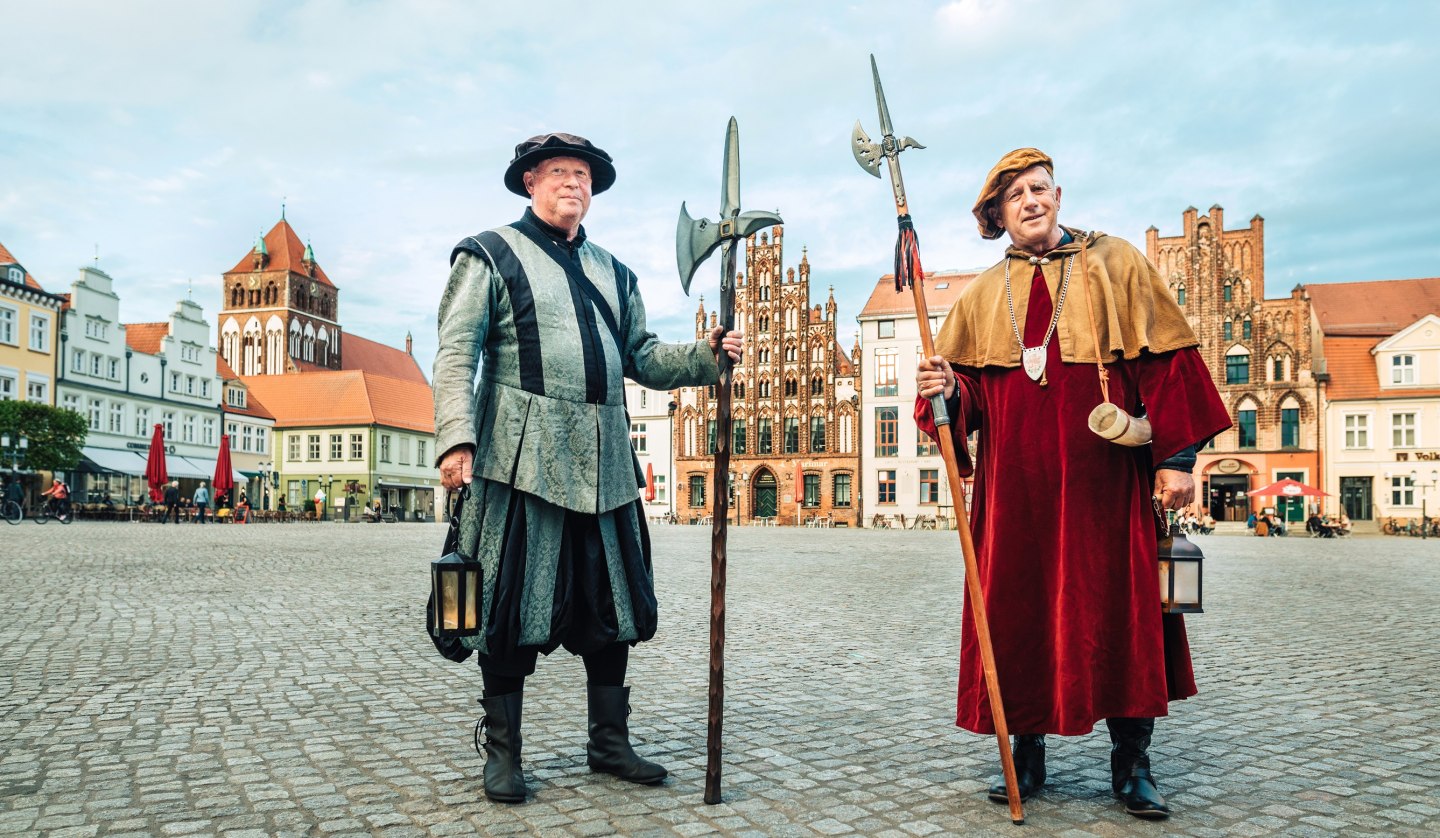 Nachtwächterführung in Greifswald, © Wally Pruß