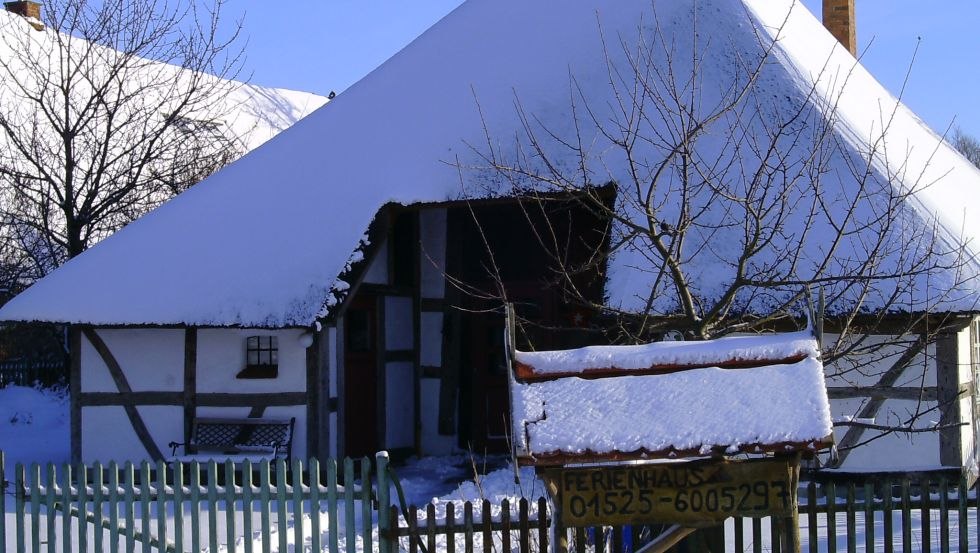 Verträumt und malerisch - ein Urlaub im Winter, © Ferien in der Reetdachkate/Koop