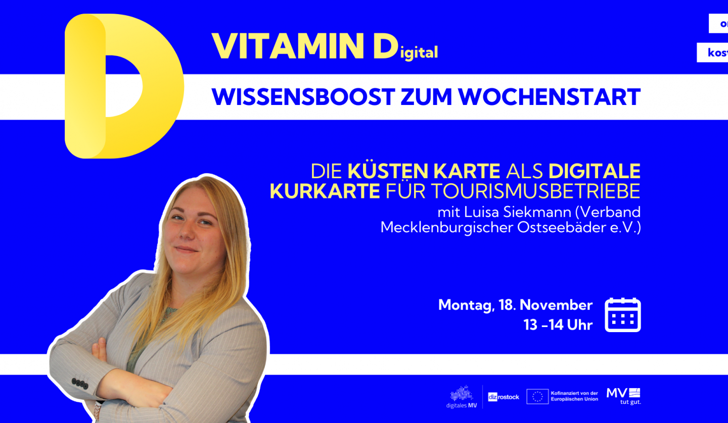 Vitamin D(igital): Die KÜSTEN KARTE als digitale Kurkarte für Tourismusbetriebe, © DIZ Rostock