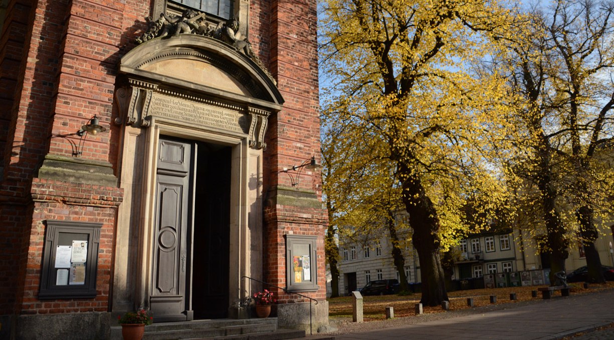 Schelfkirche Schwerin Portal, © Tourismusverband Mecklenburg-Schwerin