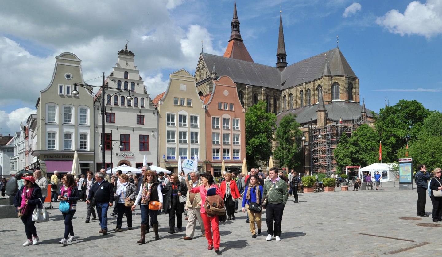 Blick auf die Marienkirche vom Neuen Markt, © Joachim Kloock