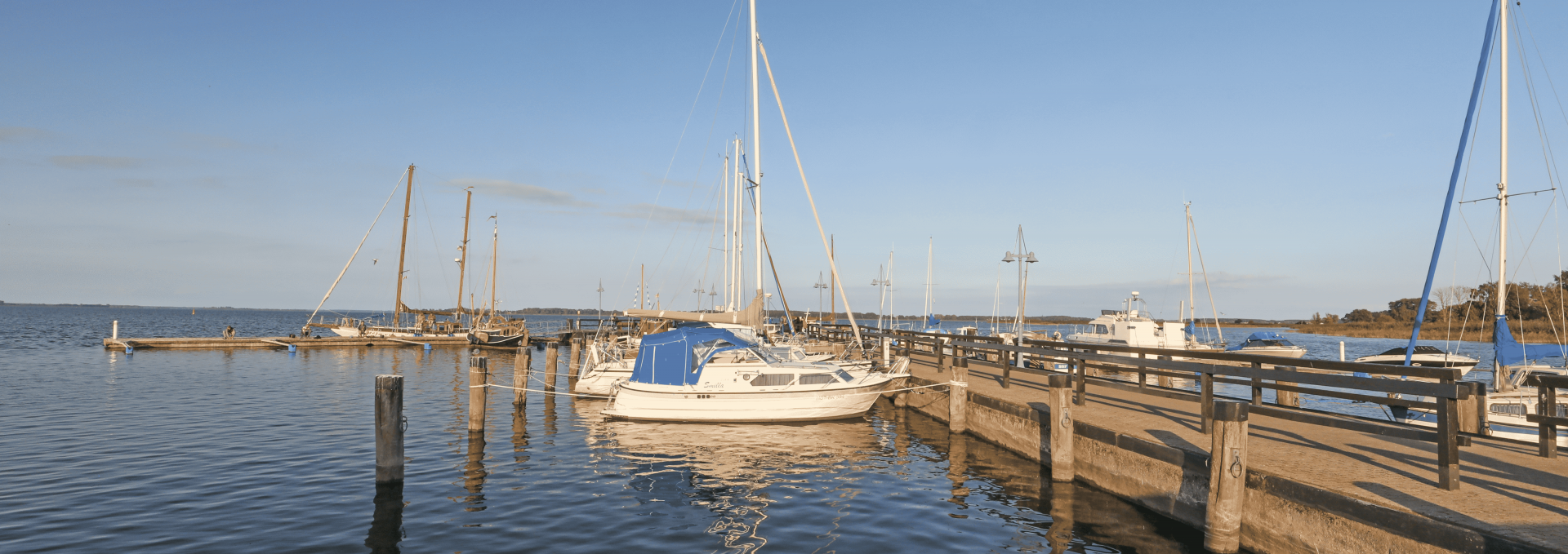 Boote am Pier, © TMV/Gohlke