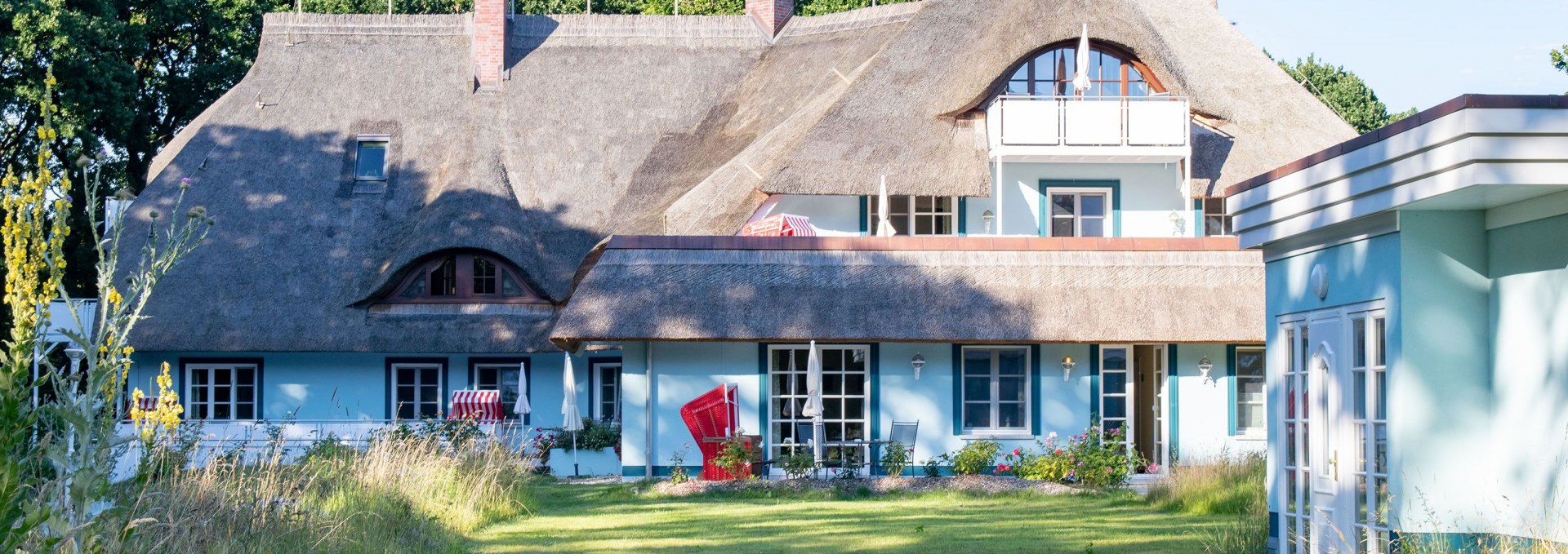 Romantik Hotel Fischerwiege in der Nachmittagssonne, © Welfendesign