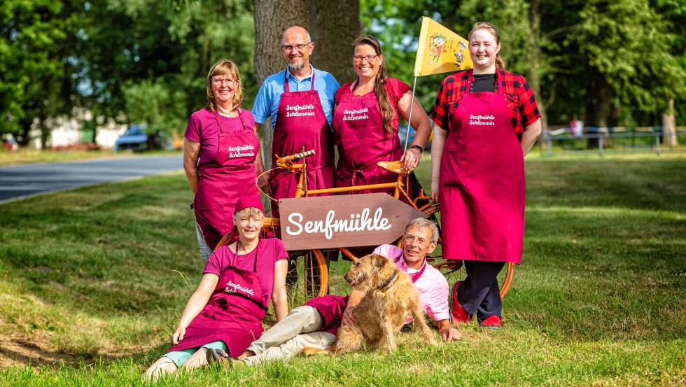 Das Team der Senfmühle Schlemmin, © ostsee-kuestenbilder.de