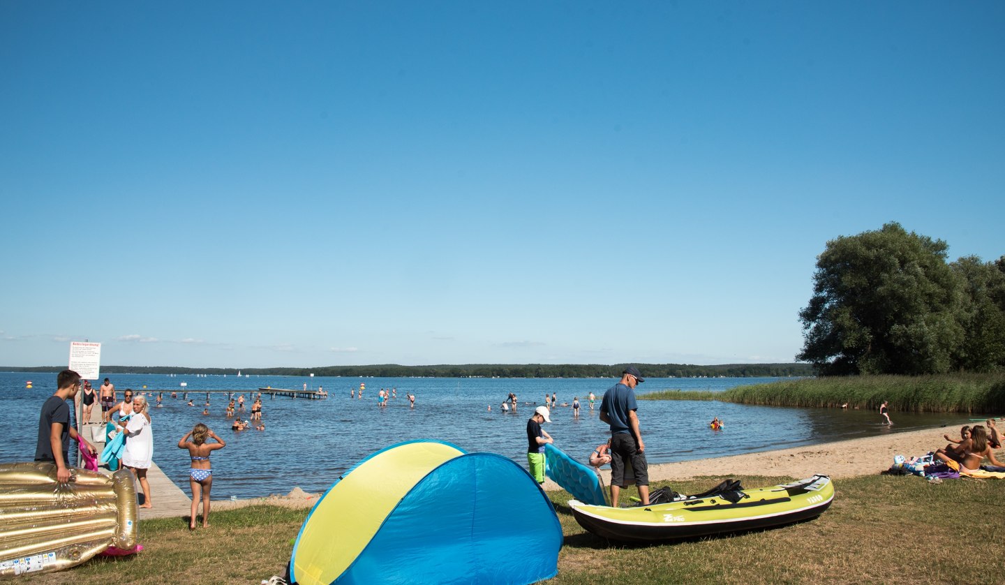 Plau_Badestelle Strandbad Plöetzenhöhe, © Fotograf Hendrik Silbermann