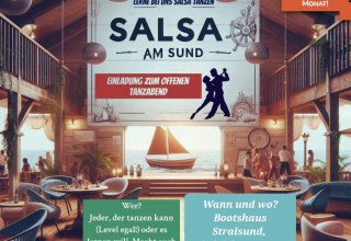 Offener Tanzabend mit "Salsa-am-Sund" im Bootshaus Stralsund, © salsa-am-sund