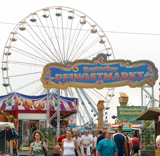 Rostocker Pfingstmarkt im Stadthafen, © Großmarkt Rostock GmbH, Dietmar Lilienthal