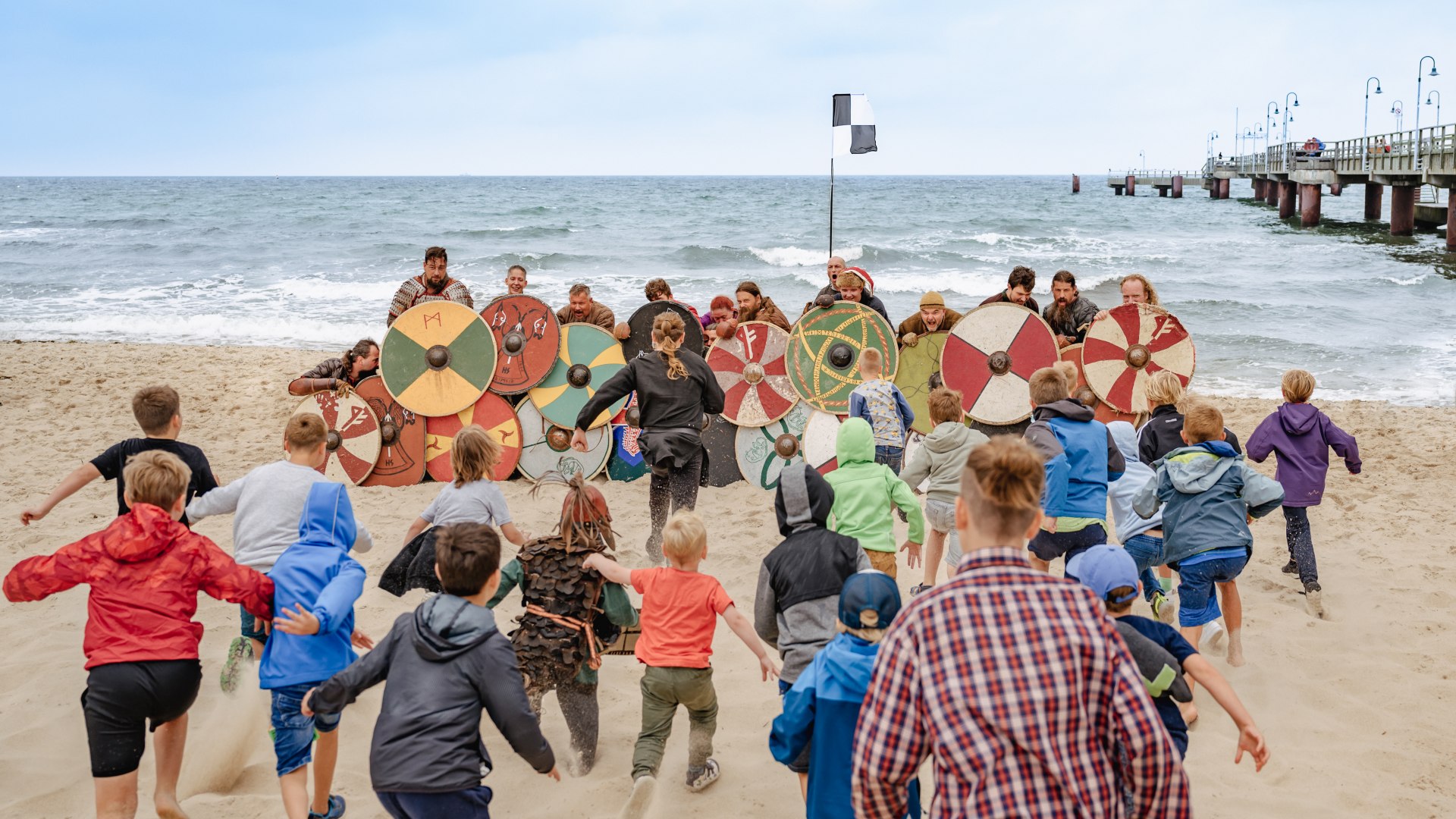 Wenn Göhrener Kinder angreifen, sind auch Wikingerhorden überfordert, © TMV/Tiemann