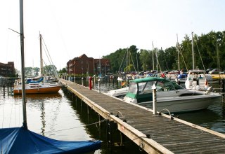 Schiffsanleger in der Lagunenstadt, © Sabrina Wittkopf-Schade