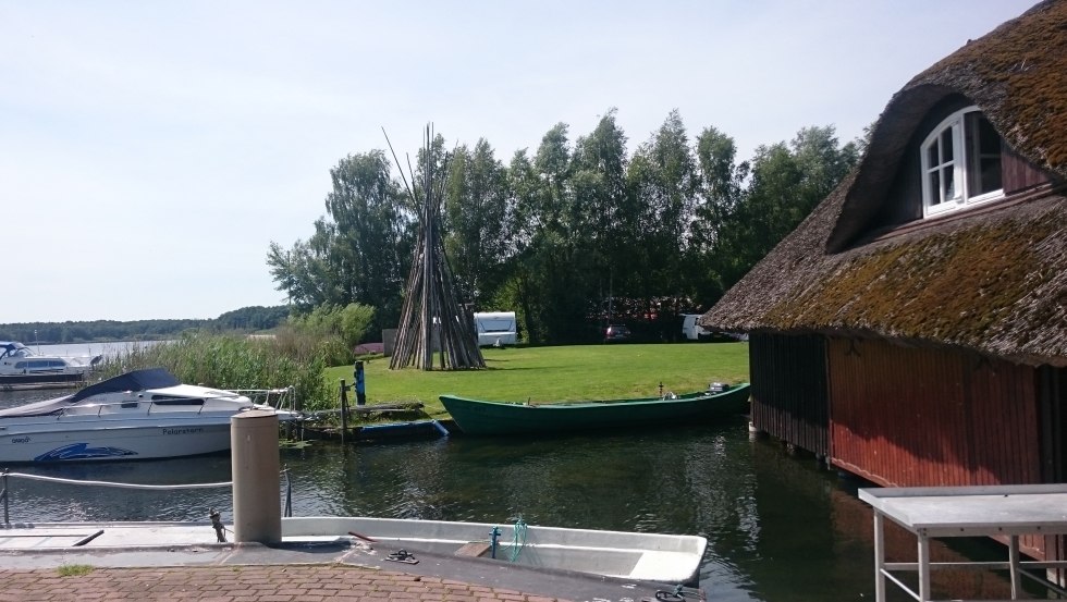 Bootshaus im Hafen Sietow, © TMV/UB