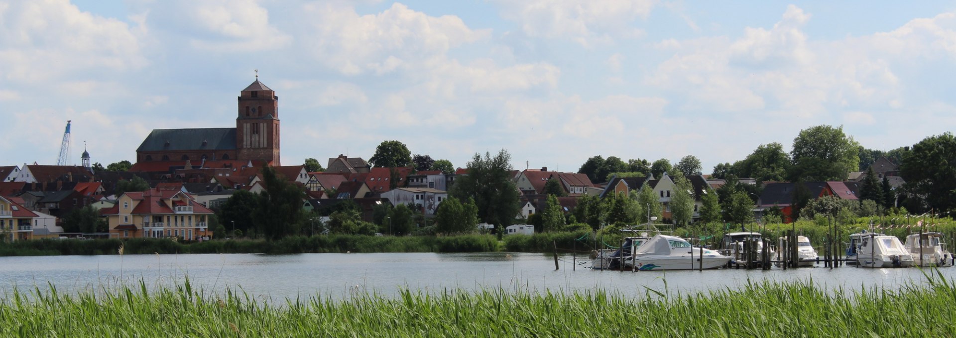 Stadtansicht Wolgast - Dreilindengrund am Peenestrom, © tvv@bock.de