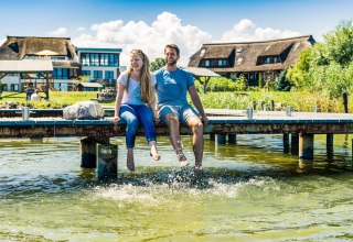 Entspannen am Haffhus im Erholungsort Ueckermünde, © TMV/Süß