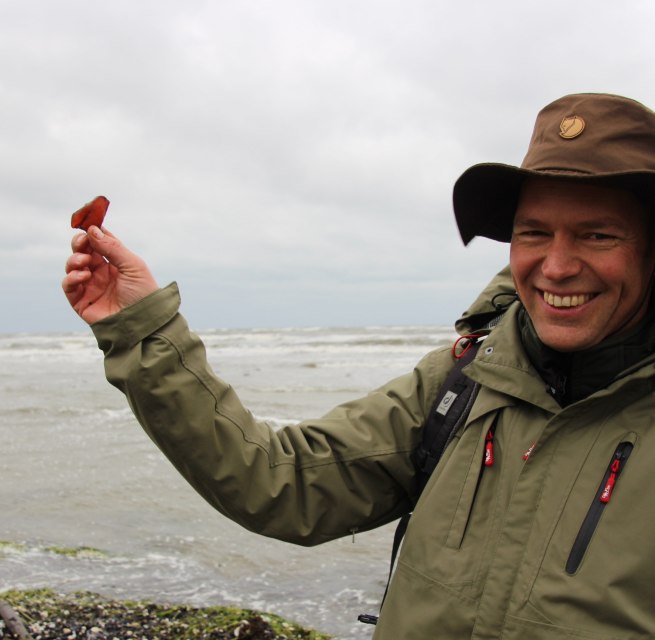 Bernsteinwanderung mit Naturführer Martin Hagemann, © Carolyne Parent