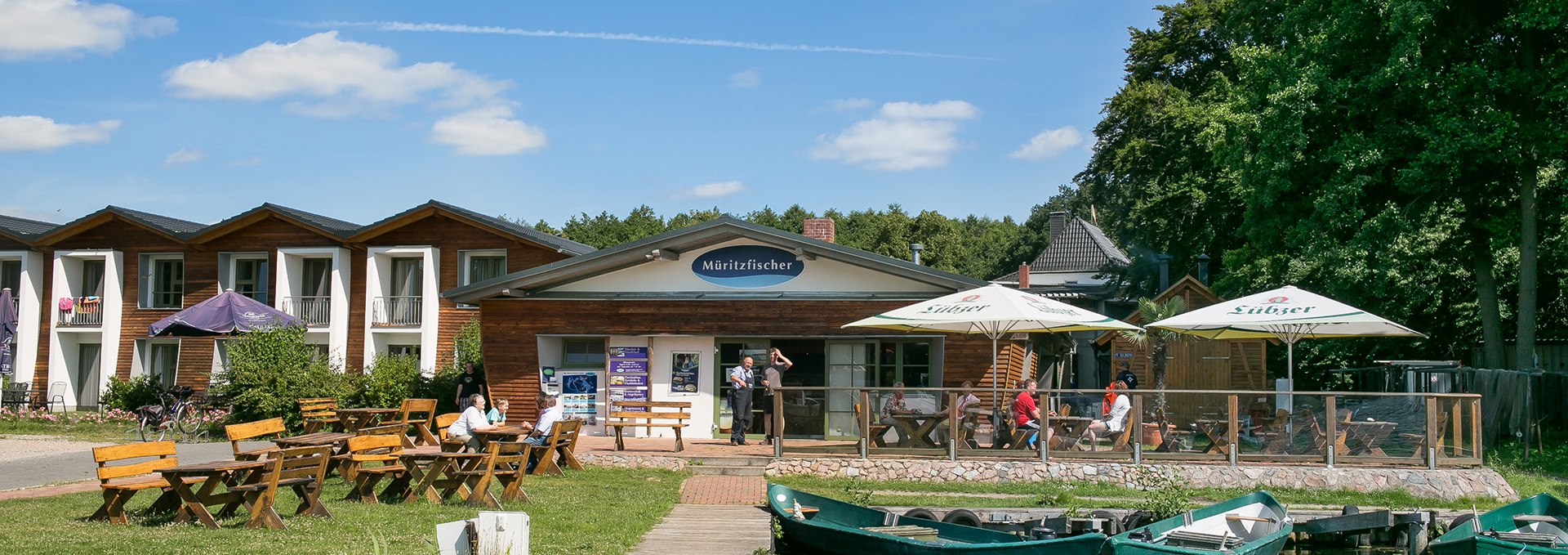 Fischerhof Eldenburg, An der Reeck, zwischen Müritz und Kölpinsee, © Müritzfischer