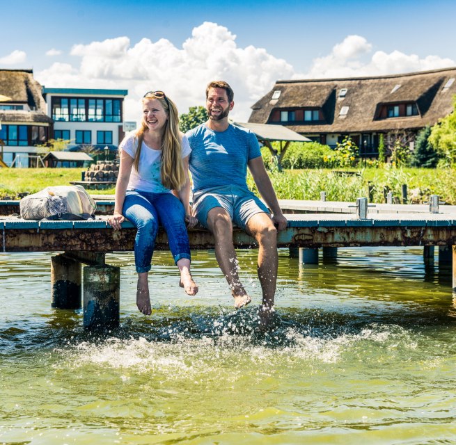 Entspannen am Haffhus im Erholungsort Ueckermünde, © TMV/Süß