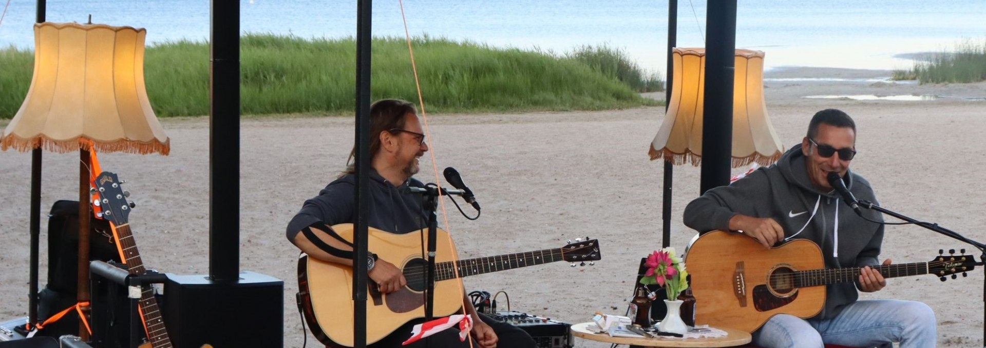 Sconehead live am Strand, © Sabine Stöckmann