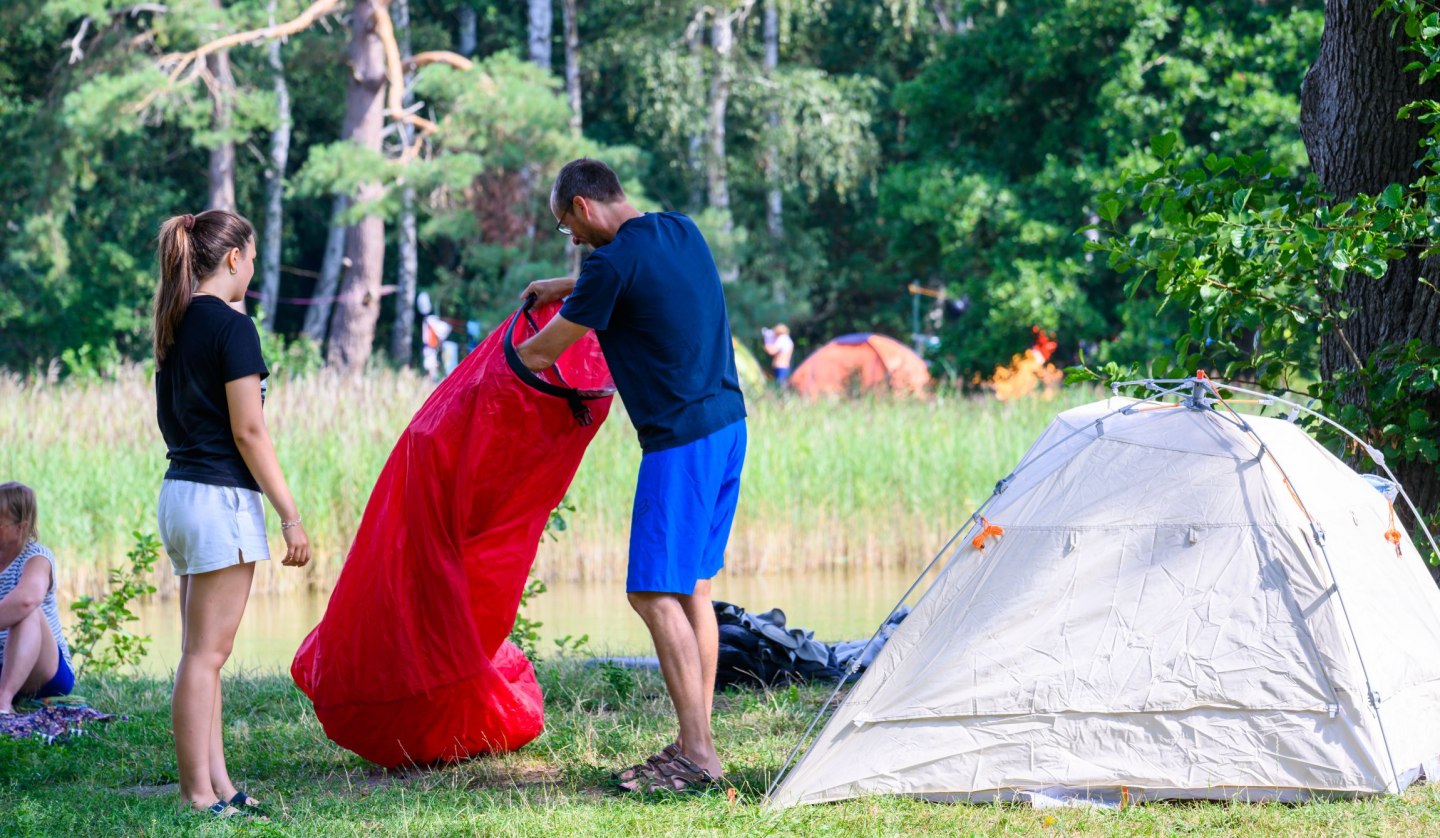 Campingplatz "Boek" C16, © TDG Rechlin mbH / BVCDMV Holger Martens