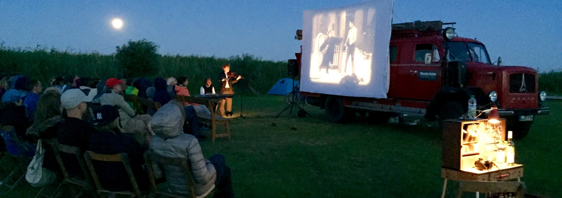 Stummfilmkino am Althäger Hafen, © Kurverwaltung Ahrenshoop