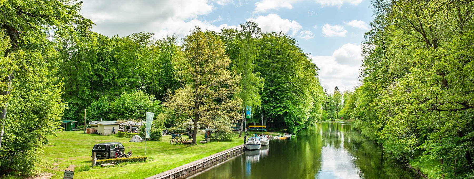 Steg für Boote inkl. Stromanschluss, © Heike Eickholt