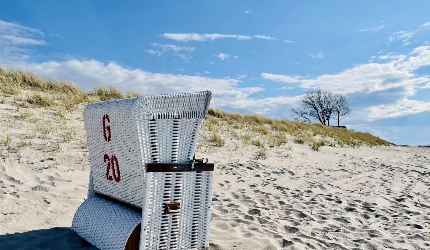 Strandkorbvermietung Gielow im Ostseebad Ahrenshoop, © Kurverwaltung Ahrenshoop