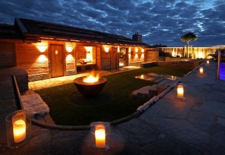 Terrasse in Abendstimmung, © Fotostudio Hagedorn