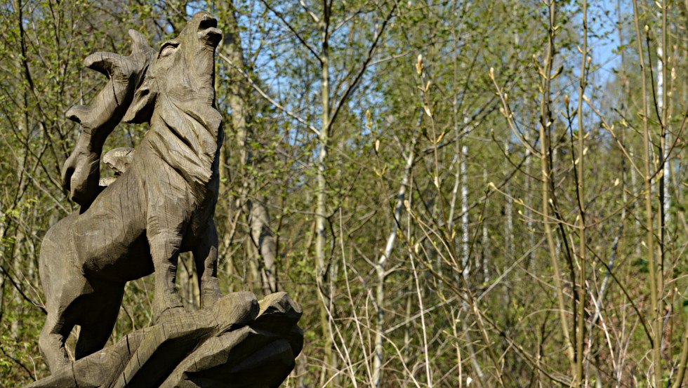 Der Hirsch bewacht Station 10, © Foto: Tourismusverband Mecklenburg-Schwerin