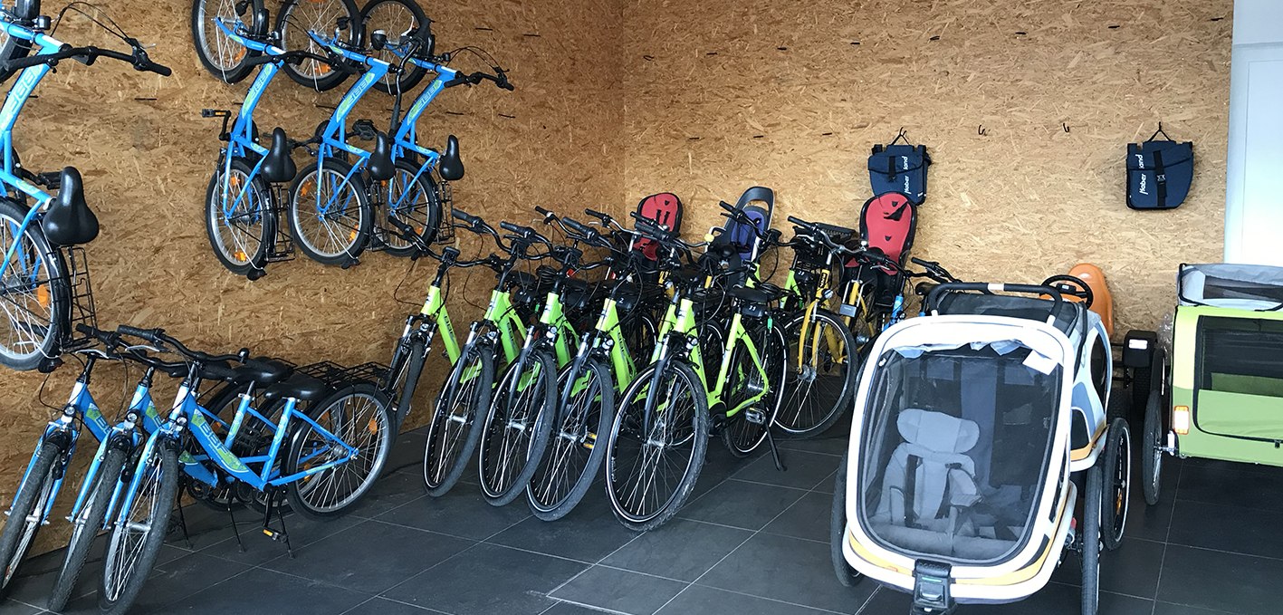 Fahrradmietstation Harry Hurtig im Land Fleesensee, © Kur- und Tourismus GmbH Göhren-Lebbin