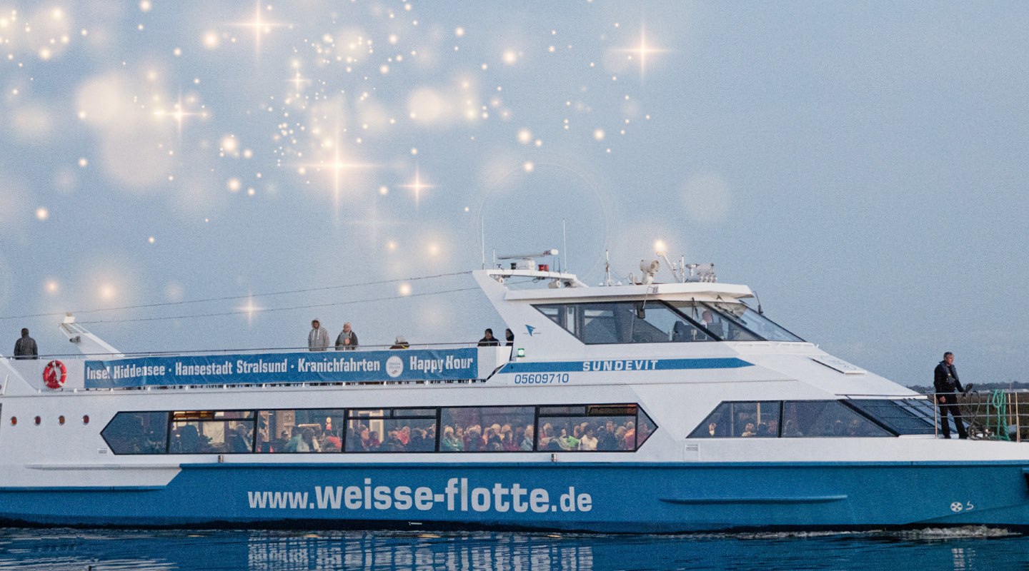 Adventsfahrten ab Hafen Stralsund, © Weiße Flotte GmbH