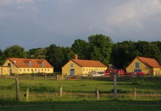 Ansicht des Naturdorfes Eickhof, inmitten des Sternberger Seenland, © Naturdorf Eickhof/ Abeln