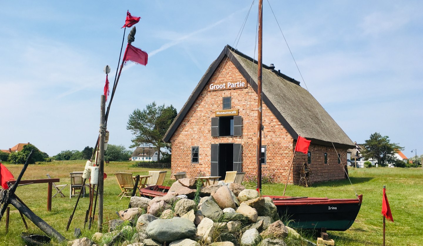 Reusenschuppen "Groot Partie" (Sommer 2019) in Neuendorf, © Fischereimuseum in Neuendorf