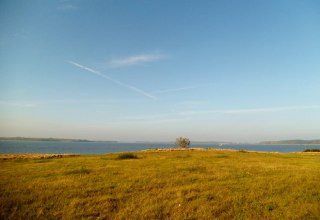 Blick von der Prosnitzer Schanze in Richtung Stralsund., © Tourismuszentrale Rügen