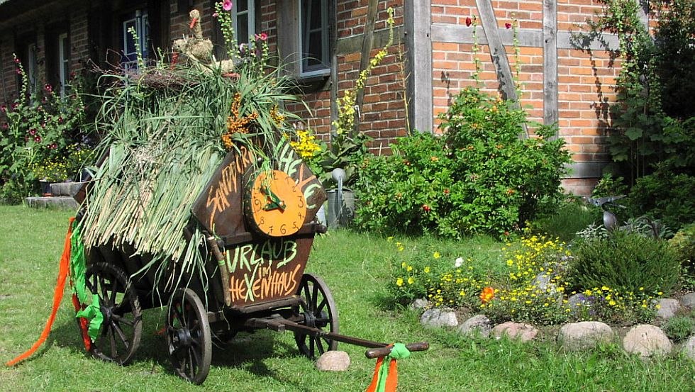 Wagen mit Sanddorn, © Silke Stephan