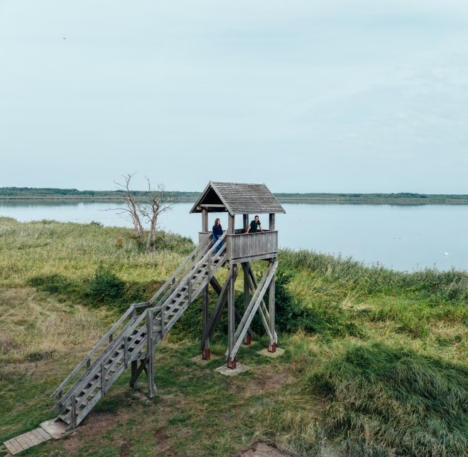 Aussichtsturm Riether Stiege am Stettiner Haff, © TMV/Gänsicke