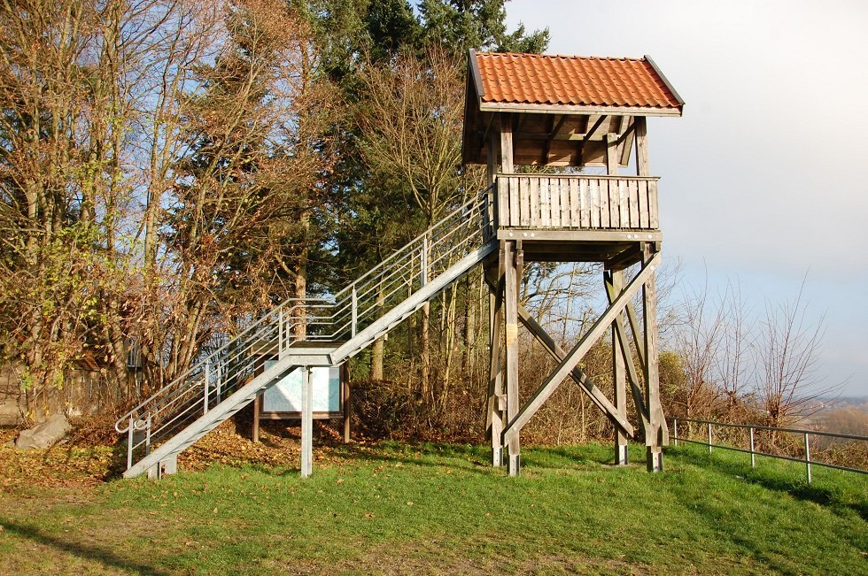 Der Aussichtsturm Elwkieker liegt auf dem Elbberg., © Gabriele Skorupski