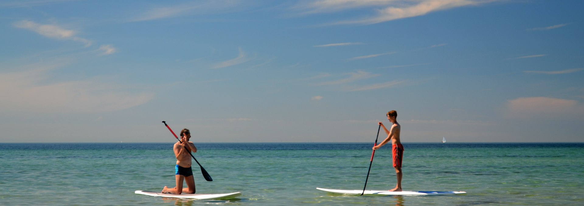 Stand Up Paddling vor Hiddensee, © Hiddenseer Hafen- und Kurbetrieb