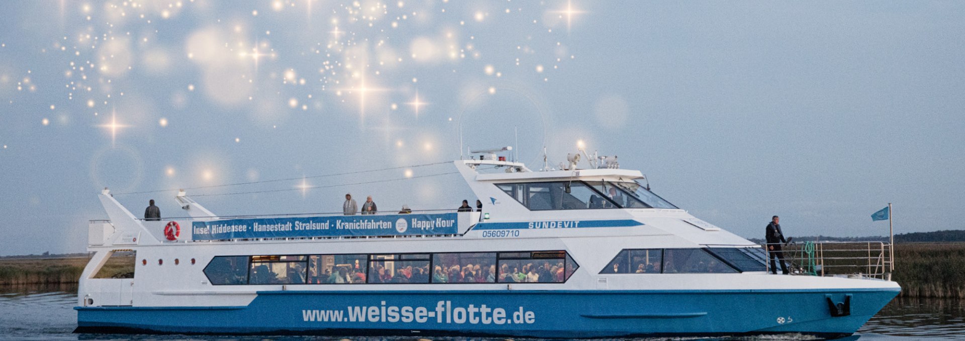 Adventsfahrten ab Hafen Stralsund, © Weiße Flotte GmbH