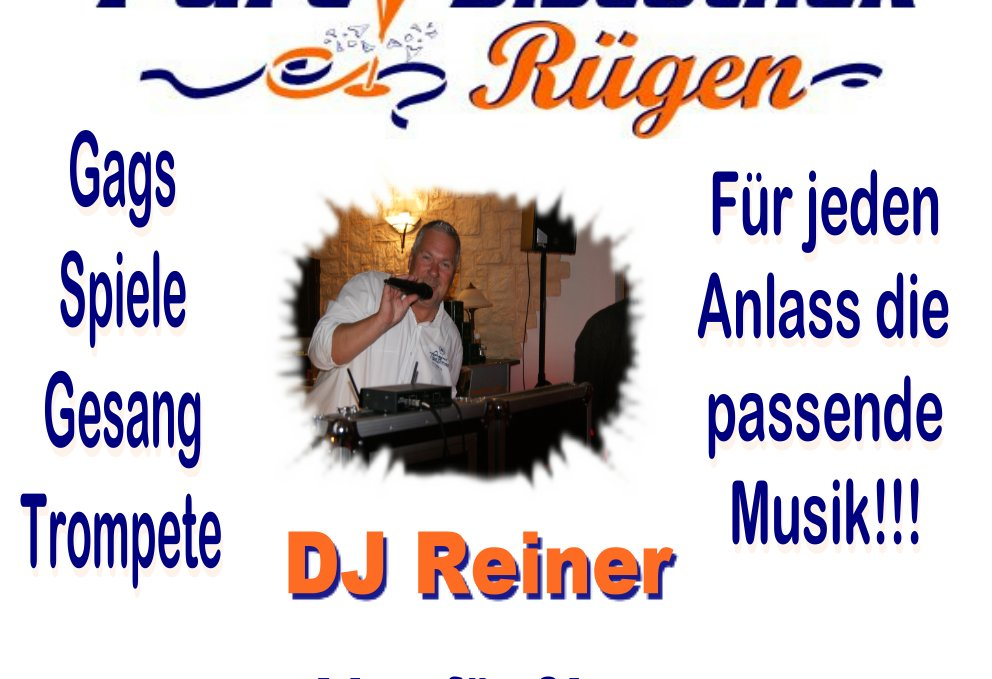 DJ Reiner, © Plakat