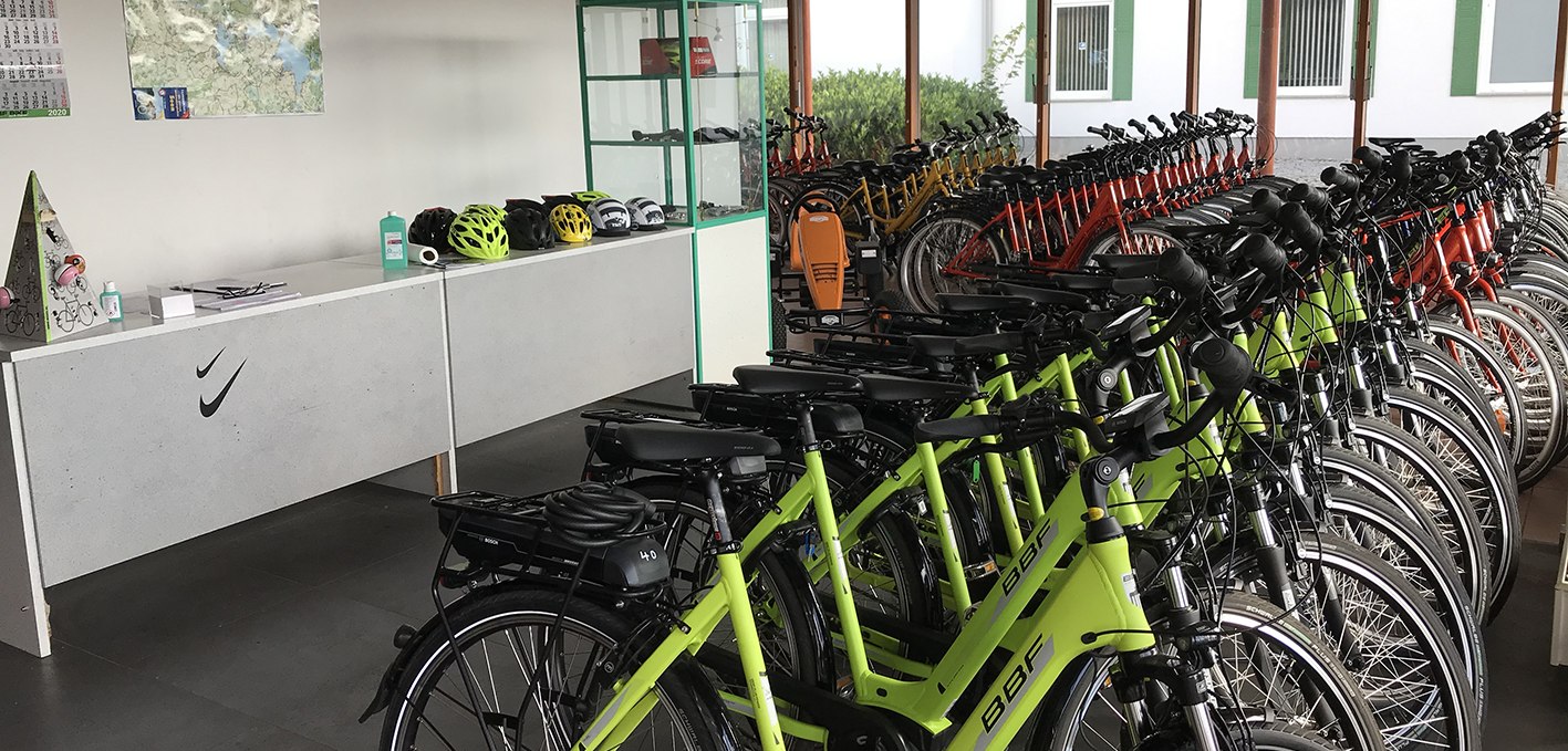 Fahrradmietstation Harry Hurtig im Land Fleesensee, © Kur- und Tourismus GmbH Göhren-Lebbin