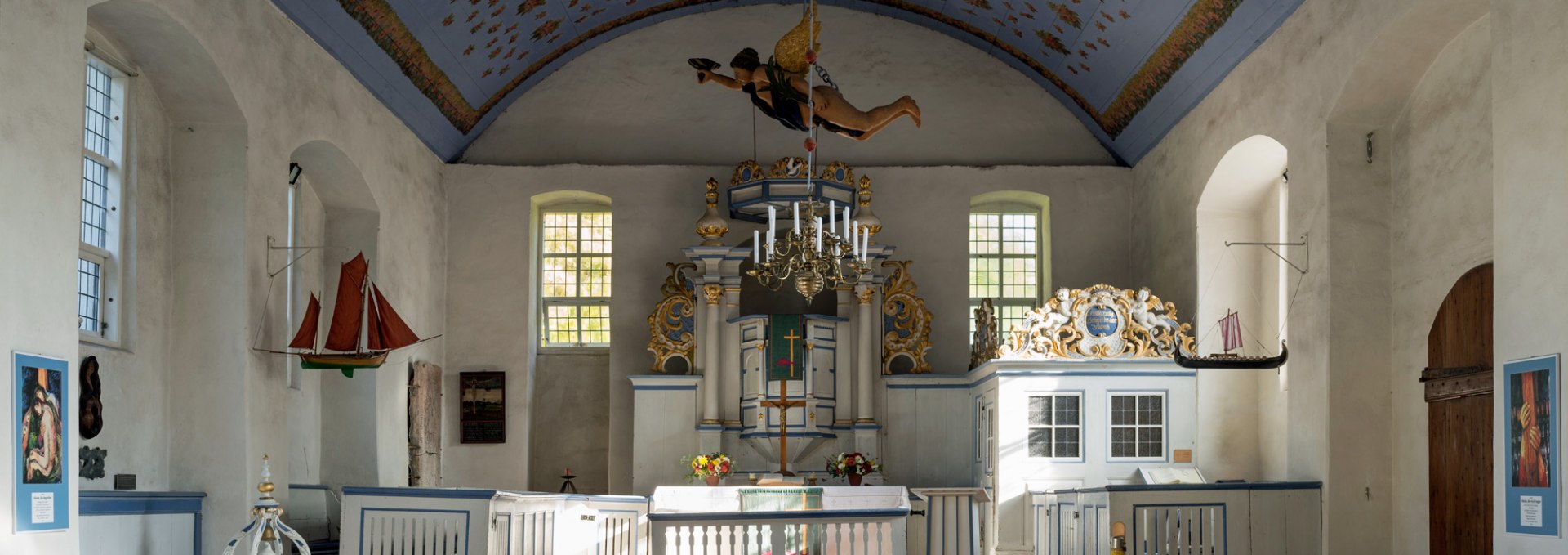 Inselkirche in Kloster von innen, © Uta Gau