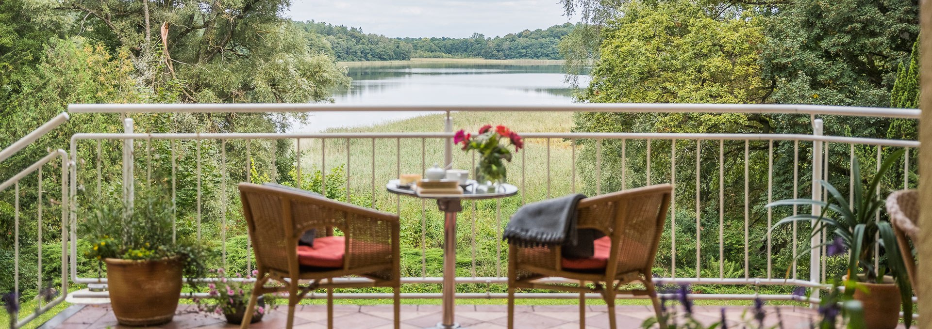 Blick von der Terrasse auf den See, © C. Heiser