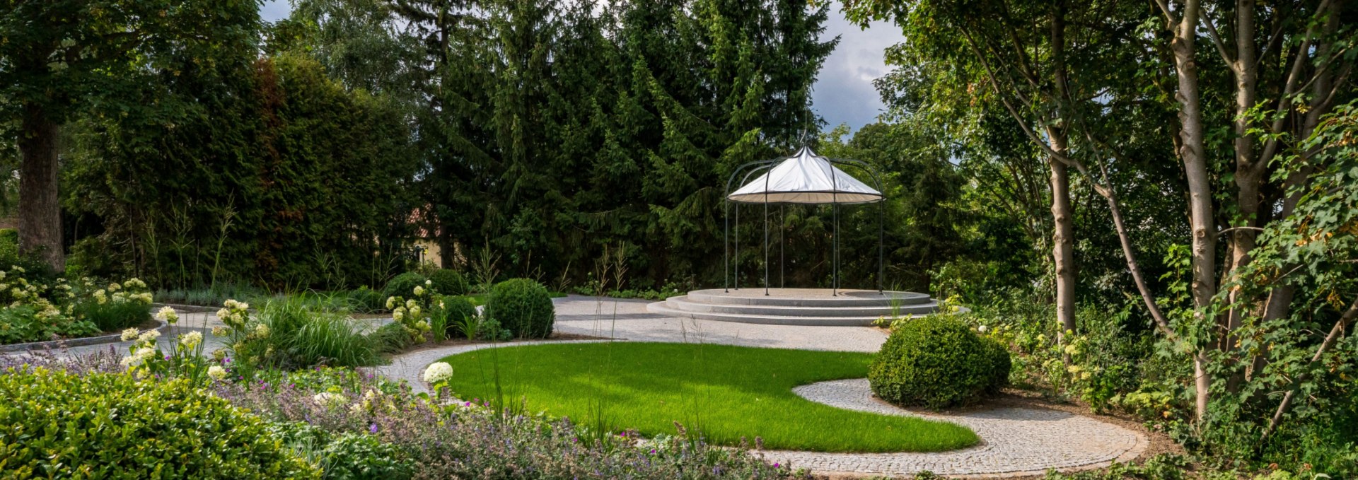 Feiern und Verweilen im Garten des Hotels Mecklenburger Hof, © Hotel und Pension in der Nudeloper