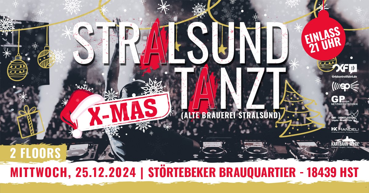 Originalgrafik Stralsund Tanzt 25.12, © Evelyn Weber