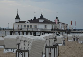 Die Seebrücke Ahlbeck ist in ihrem ursprünglichen Zustand erhalten geblieben, © TMV/Fischer