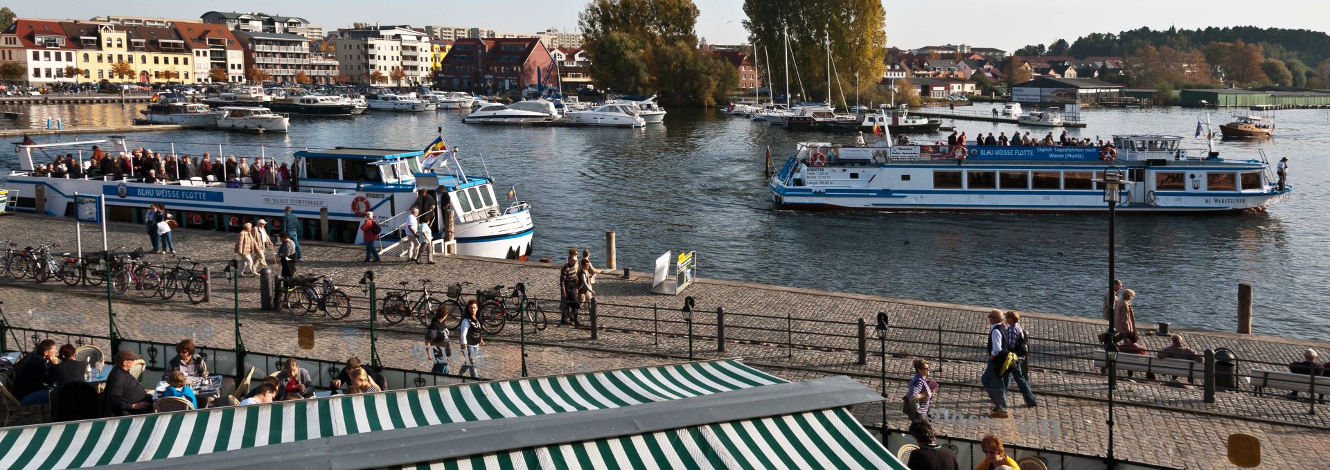 Stadthafen, © Blau Weisse Flotte Müritz