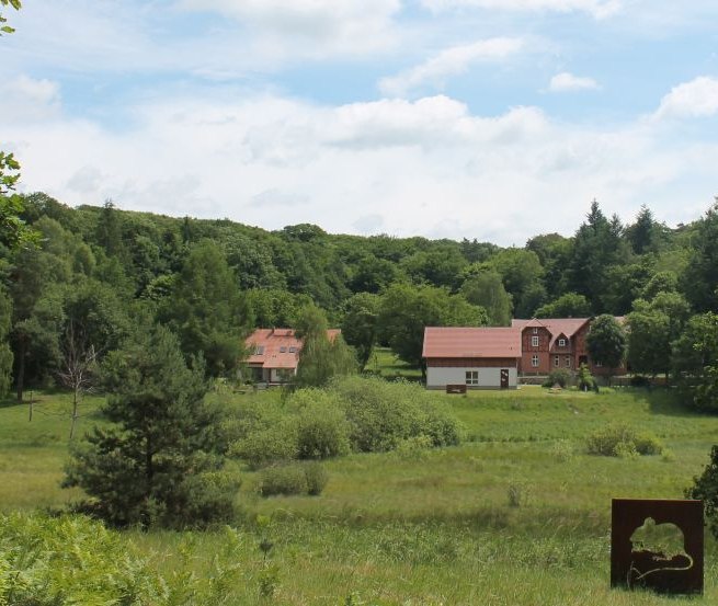 Blick auf die Nationalpark-Information Serrahn, © TMV/Bodieschek