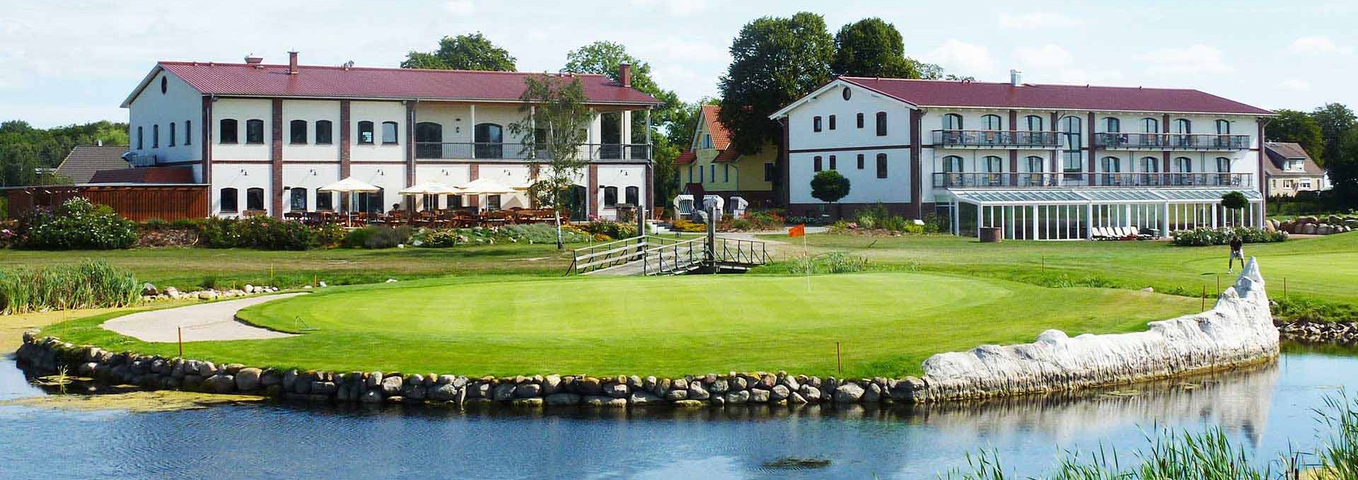 Außenansicht des Golfpark Strelasund, © Golfpark Strelasund