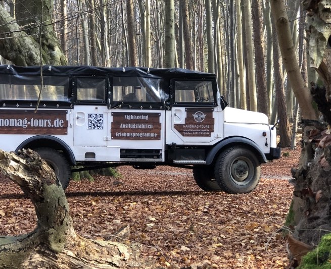 Ihr uriges Reisegefährt - ein Hanomag, © Volker Barthmann